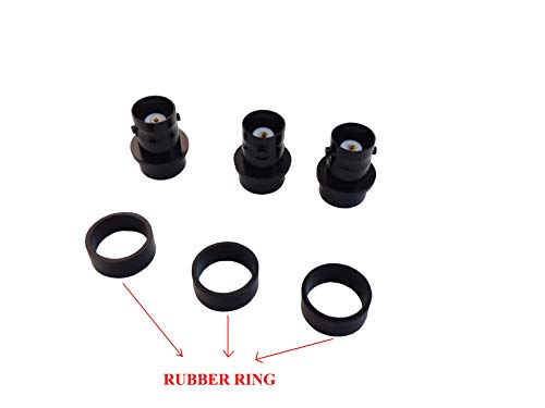 Adaptador BNC hembra a SMA macho, pack 3 unidades miniatura 4