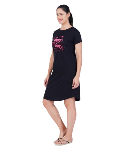 Image of Women's Cotton Knee Length Night Gown