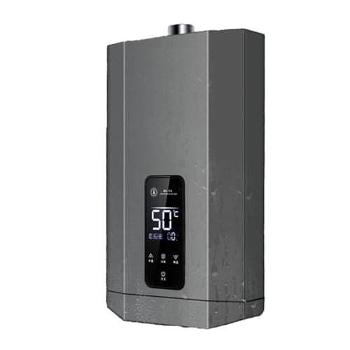 ZPRYZHD Calentador de Gas, Calentador de Agua a Gas Natural a Temperatura Constante, Instalación en Exteriores(Medium)