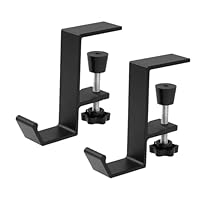 WeddHuis 2 Stück Kopfhörer Ständer,Headset Halterung Kopfhörerhalter Headphone Stand Schreibtisch Kopfhöreraufhänger Kopfhörer Clip Gaming Headset Halterung Halter für Schlüssel Taschen