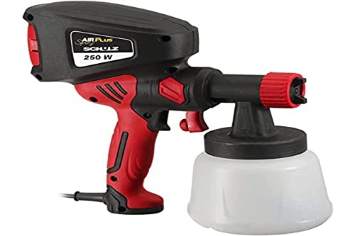 Pistola Pulverizadora De Tinta Air Plus Spray, Potencia 250w E Tensao 127v De Uso Manual Schulz