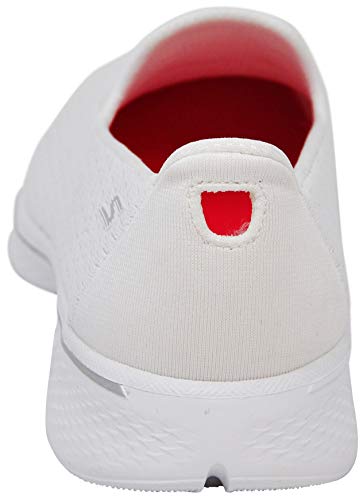 Skechers Performance Women's Go Walk 4 - Pursuit Walking Shoe, White, 8 M US