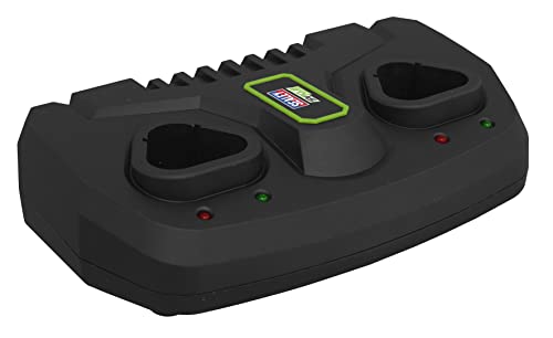 Cargador Sealey SV10.8 de litio dual CP108VMC2 para alimentar dos baterías de 10.8 V 5