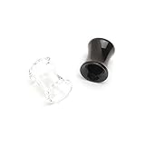 [HSP] UVトンネル クリア 0G ボディ ピアス ホール プラグ