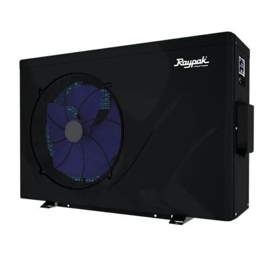 Raypak Crosswind Model 40i Heat/Cool Electric Pool Heat Pump 33K BTU 208/230V Hard Wire - Not a Plug-in -Inverter Technology, 33,000 BTU, WiFi Capable, for Above Ground and In Ground Pools and spas.
