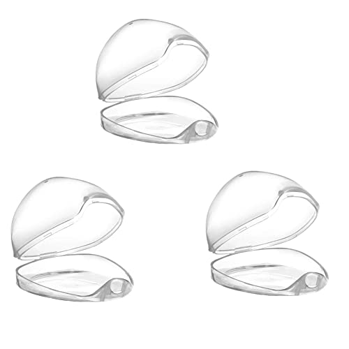 Rehmanniae Boîte À Tétine Bébé 3 Boîte À Sucette sans BPA, Boîte De Tétine Non Toxique Transparent Boîte De Rangement pour Tétine Bébé, Tétines...
