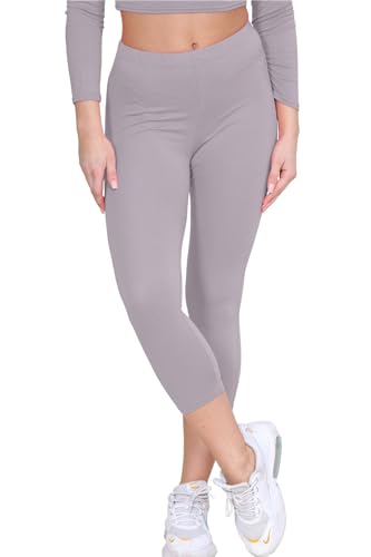 Leggings capri moca que solucionan el exceso de calor y la falta de flexibilidad en el gimnasio