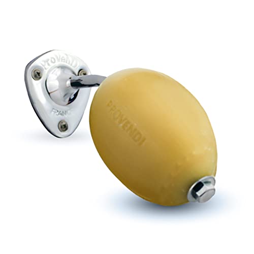 Savon lait d'amande rotatif Provendi avec porte savon Vis - Ecrou