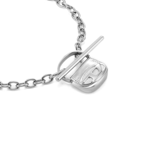 Diesel Herren-Armband aus Edelstahl mit Knebelverschluss, Sonic Silber – Ansicht 3