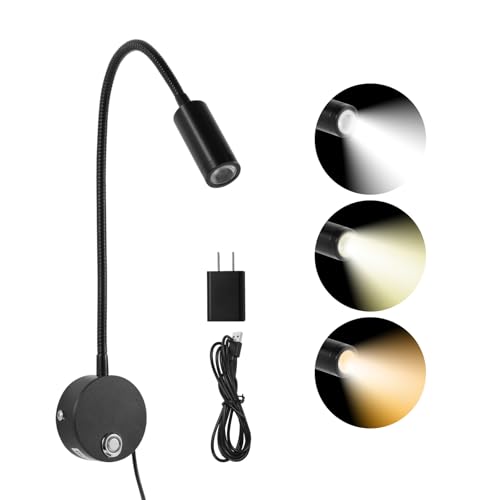 FORHIZHOM Reading Light for Bed, Wall Mounted Reading Lights with 15