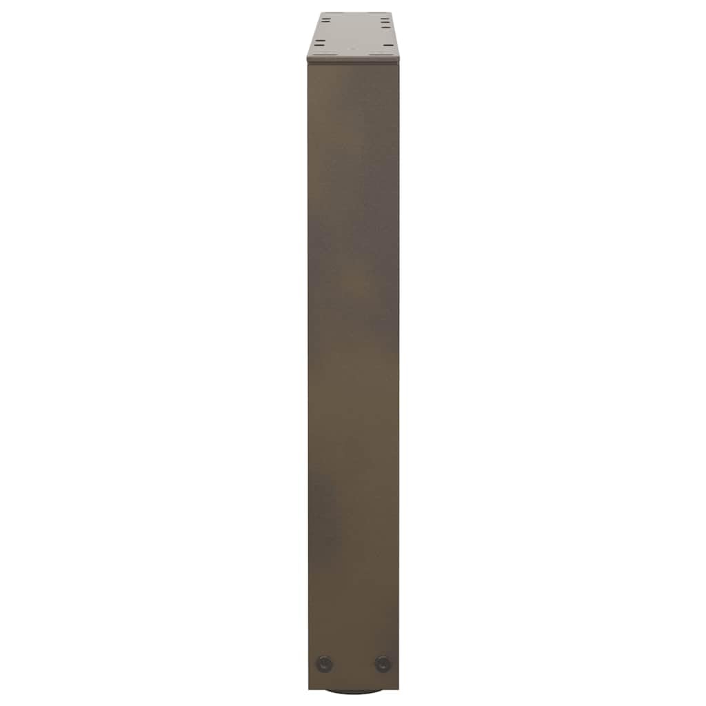 Gambe per tavolo centrale a forma di V, in acciaio, 50 cm, 2 unità