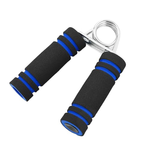 Image of Hand Grip Strengthener, Portable Metal Forearm Trainer, Foam Handle Exerciser, Hand Wrist Equipment Forearm and Finger Strength Exercise Equipment for Fitness Kids Elderly (Blue)