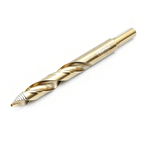 Image of TEMO 1 pc 1 /2 Inch M35 Cobalt Stepped Point Jobber Drill Bit, Easy Boost Twist Drill Bit Set for Acrylic Metal, Steel, Wood, Plastic