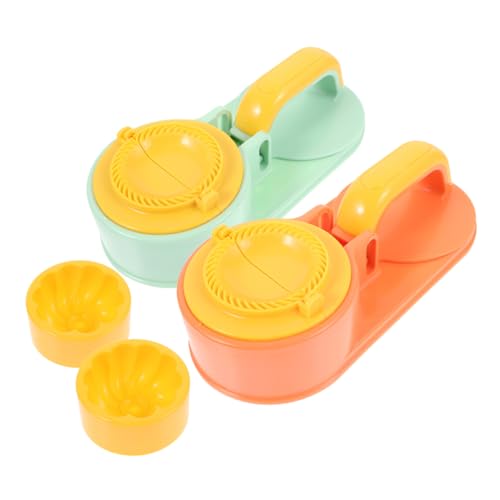 COLLBATH Ergonomic Dumpling Presser 2 Sets Kitchen Dumpling Skin Press Maker for Quick Easy Wrapping