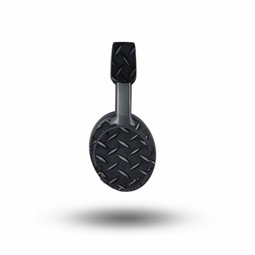 Image of MightySkins Skin Compatible with Bose QuietComfort Ultra - Black Diamond Plate | Protective, Durable, and Unique Vinyl Decal wrap Cover | Easy to Apply