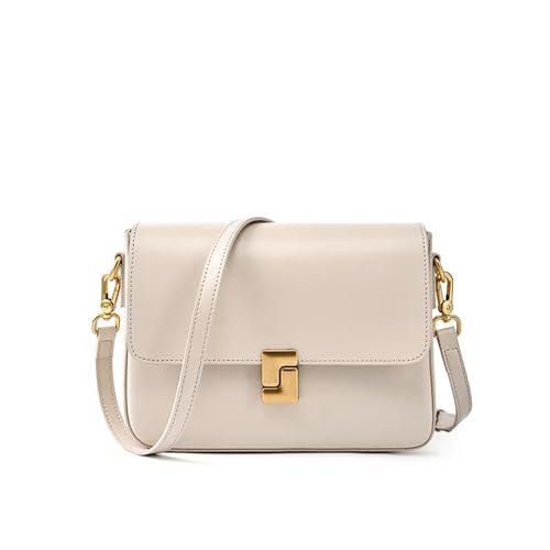 Sac à bandoulière en cuir véritable luxe ZUC petit modèle carré chic pour femme