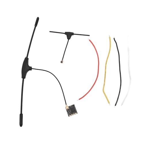 Yunseity FPV Long Range Module, ExpressLRS ES900RX Receiver FPV Nano Receiver 915MHz with Antenna for Radiomaster TX16S and for Jumper T12 T16 T18 Whoop Drones Toothpicks