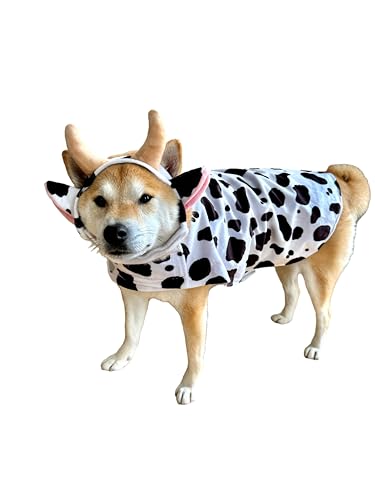 Comfycamper Cow Print Costume For Dogs - Xxl Large Highland Animal Cosplay Halloween Costumes Christmas thumb #1