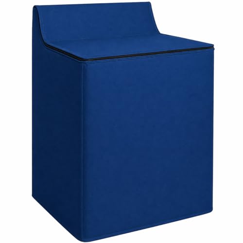 Top Load Washing Machine Cover with Zipper 30 x 26 x 41 Inch (Blue)