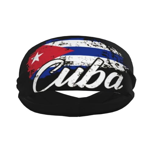 Image of Cute Flag Headbands Women Men Flag Sweatband Sports Headband for Running, Cycling, Yoga Gym, Working Out