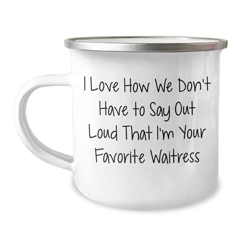 Funny Waitress Gifts: Inspirational Coffee Mug for Favorite Waitress at Christmas, Perfect Office Party Gifts from Boss to Waitress, Unique Presents for Waitress on Holidays
