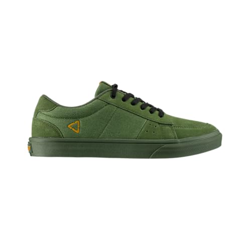 Zapato de ciclismo Leatt 1.0 Planos verde pino para ciclismo de plataforma 3