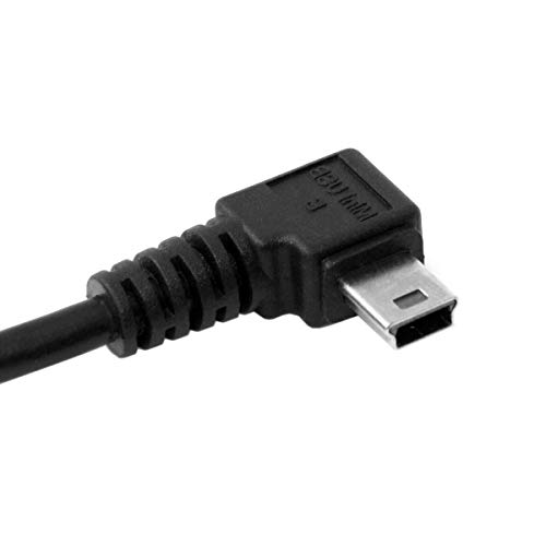 CY Mini USB to USB Cable,USB Type A Male to Mini USB 5Pin Male Right Angled 90 Degree Data Charge Cable 50cm - Image 4