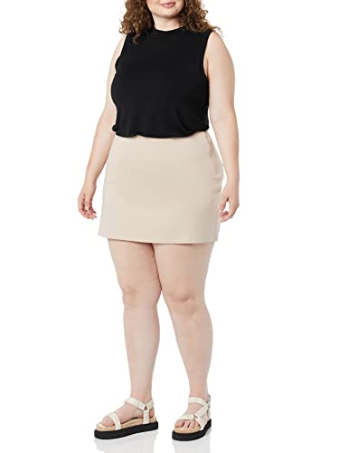 Amazon Essentials Women's Ponte A-Line Mini Skirt (Previously Daily Ritual)3