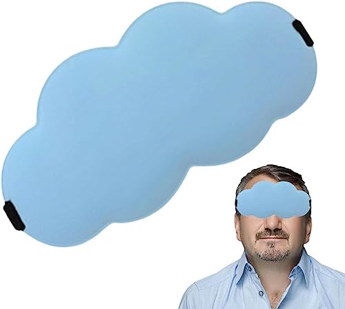 雲の形のアイシェード - 写真用スリープ遮光シェード ソフト目隠しアイシェード、女性男性睡眠昼寝飛行機用ポータブルアイカバー