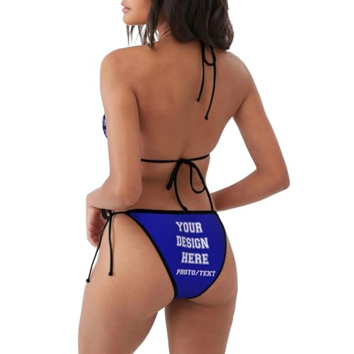 Custom Swimsuits for Women Personalized Bikini Sets add Your Picture Or Text Design Your Sexy Bathing Suits3
