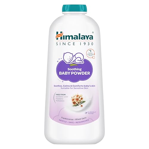 Image of Himalaya Soothing Baby Powder 400gm | No.1 Doctor-Prescribed Brand | Formulated for sensitive skin | Soothes, calms and comforts baby's skin | 99% Natural Origin Ingredients | Free from harsh chemicals