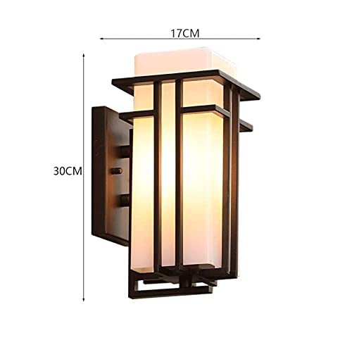 Lanterne murale extérieure moderne E27 étanche pour jardin et mur