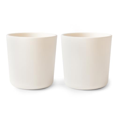 Image of mushie Dinnerware Cups For Kids | Made in Denmark, Set of 2 (Ivory)