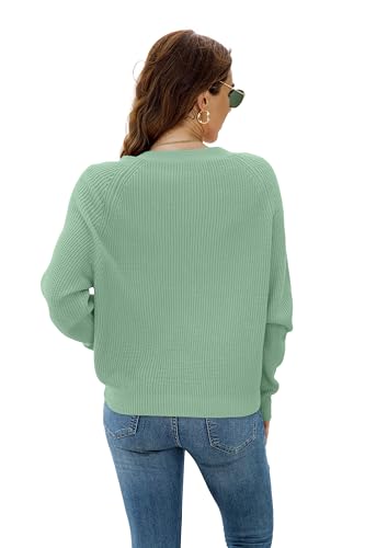 Image of TASAMO Womens Cardigan Sweaters 2026 Fall Cropped Lightweight Sweater