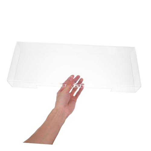 Protector de teclado acrílico para mantener tu escritorio y PC impecables 5
