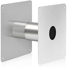 2.36 Wall Thimble Stainless Steel Wall Thimble for Indoor Gas Water Heater, Wall-Mounted Exhaust Pipe, Double Wall Pipe Ventilation Design