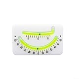 Marine Clinometer für Segelboote | Fischerboote | Yachten; Doppelrohr-Winkelwaage mit Nachtsichtbarkeit; PP-Neigungsmesser für Navigationsstabilität; weiß oder grün (weiß + grün)