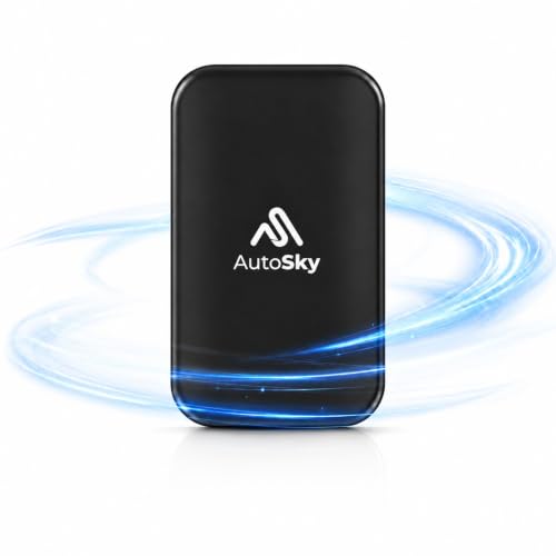 Adaptador Android Auto inalámbrico AutoSky 2.0 con streaming de Netflix y Youtube