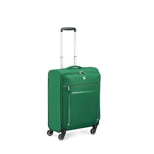 Roncato Lite Plus Maleta Cabina avión Verde, Medida: 55 x 40 x 20 cm, Capacidad: 42 l, Pesas: 1.5 kg, Maleta Cabina avión ryanair