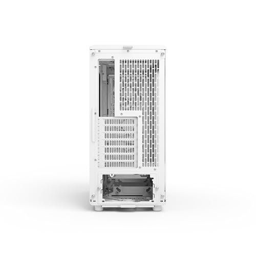 Image of Fractal Design Epoch White - Clear Tempered Glass Side Panel - Gaming PC Case - Mesh Front Panel - Three Momentum 12 Fans Including - Spacious Interior - ATX /mATX /ITX Support