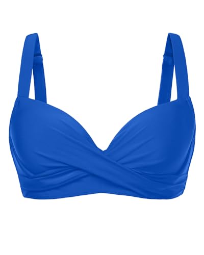 Image of Aqua Eve Women Underwire Bikini Top - Push Up Swimsuit Top Bra Padded Bathing Suit 2026 Twist Front Swimwear