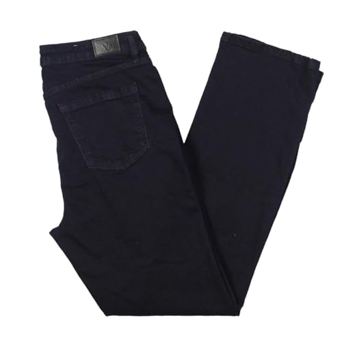 Anne Klein Womens High Rise Stretch Straight Leg Jeans2