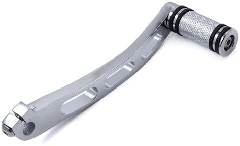 6061-T6 Billet Aluminum Shift Lever Chrome Finish, Durable Replacement Fits 1991-2017 Dyna and 1990-2017 FX Softail Models, Replaces OEM 34016-08