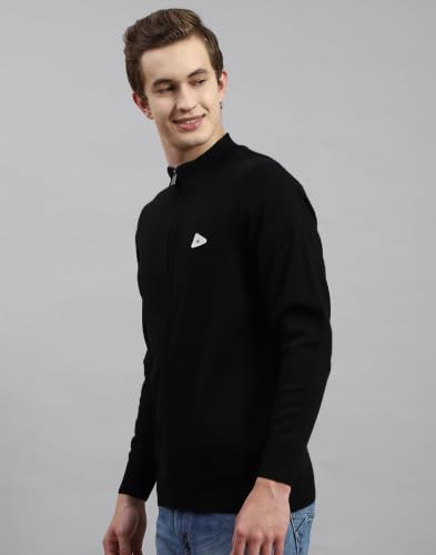Image of Monte Carlo Men Regular Fit Full Sleeve Solid T Neck Winter Pullover (Pack of 1)