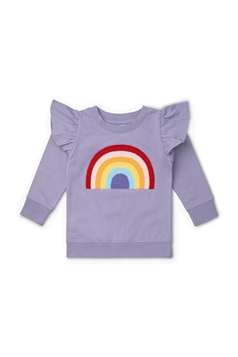 Monica + Andy Baby Girls' Double Ruffle Sweatshirt
