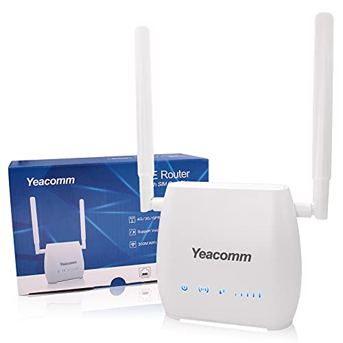 Image of 4G LTE Modem Router with Sim Card Slot,Unlocked 3G 4G Wi-Fi Hotspot Wireless Router Up to 32 Users,Voice Calling,T-Mobile ONLY,Not for AT&T