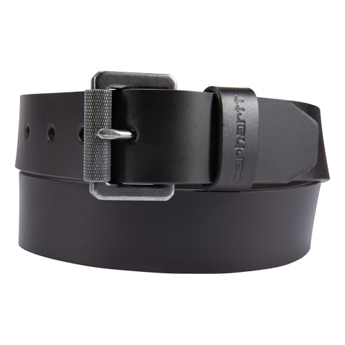 Carhartt Cinturones de cuero para hombre y hombre, disponibles en varios estilos, colores y tamaños, Marrón, 50 cm