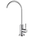 ESOW Kitchen Drinking Water Filtration Faucet, Lead-Free Water Filter Faucet, Fits Most Reverse Osmosis Units Non-Air Gap, Stainless Steel 304 Body Brushed Nickel Finish