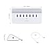 AUKEY [Upgraded] USB Hub 3.0, Aluminum 7 Port USB 3.0 Data Hub with 12V/2.5A Power Adapter, 3.3ft USB Cable for MacBook Air, Mac Mini, iMac, Laptop, PC, USB Flash Drives, Hard Drive (Silver)