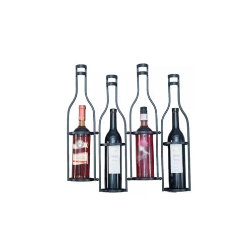 Soporte de botella para vino SONGCHAO montado en pared 50.5x10x53 cm miniatura 1